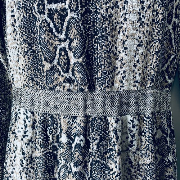 🇪🇸 ZARA snake print sweater maxi dress size M - Picture 9 of 16